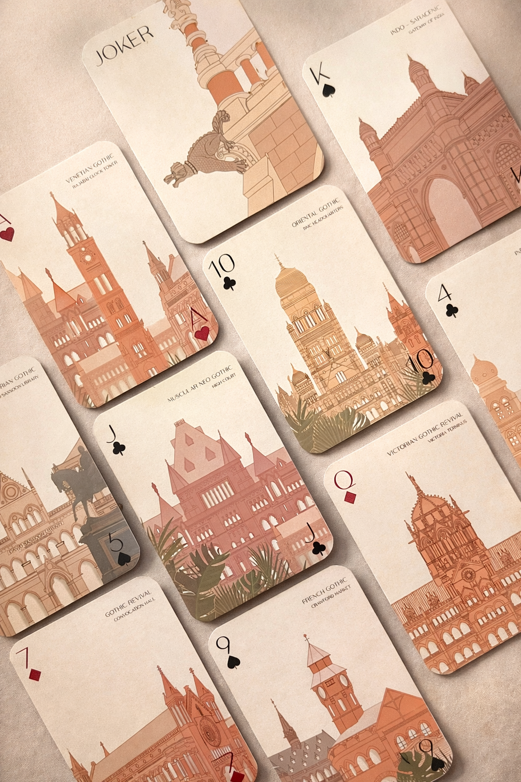 Victorian Gothic Ensemble Playing Cards