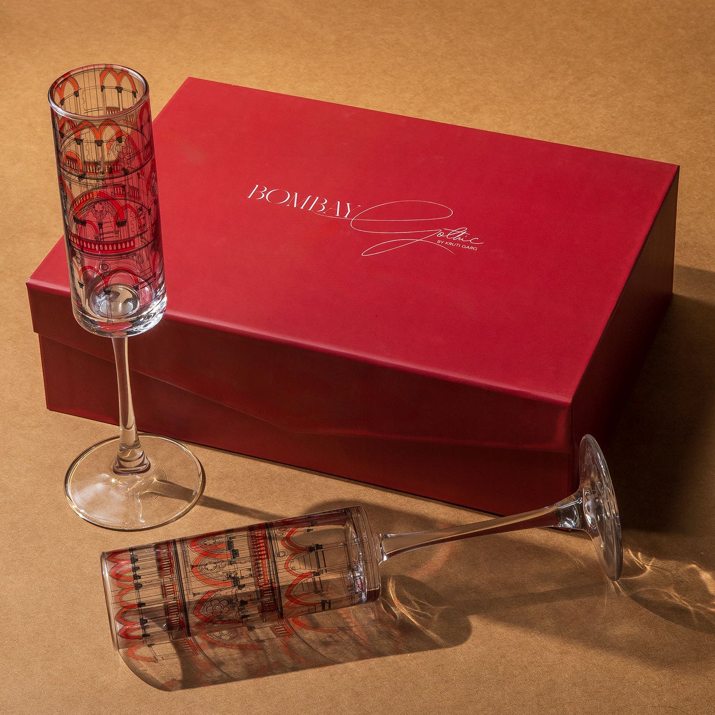 City Sparkling Champagne Glasses (Set of 2)