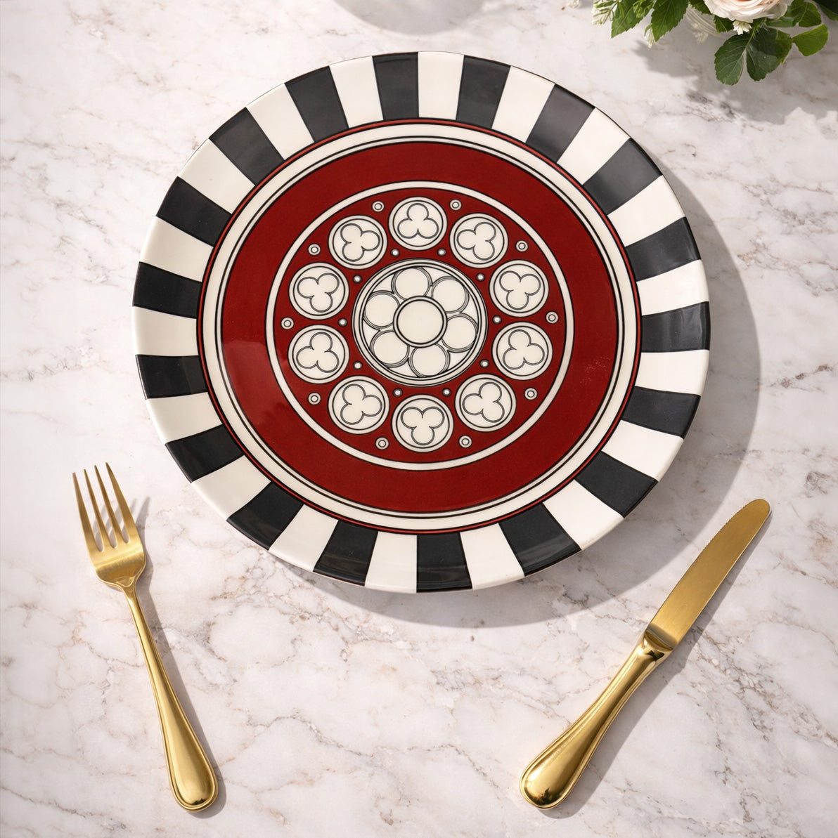 Rose Tracery Quarter Plate (Set of 2)