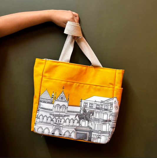 Yellow Storyteller's Tote Bag