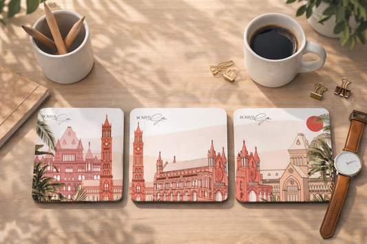 Victorian Gothic Ensemble Coasters (Set of 3)