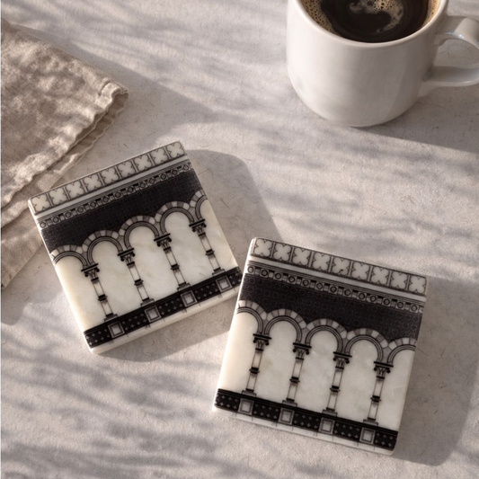 The Gothic Colonnade Coasters (Set of 2)