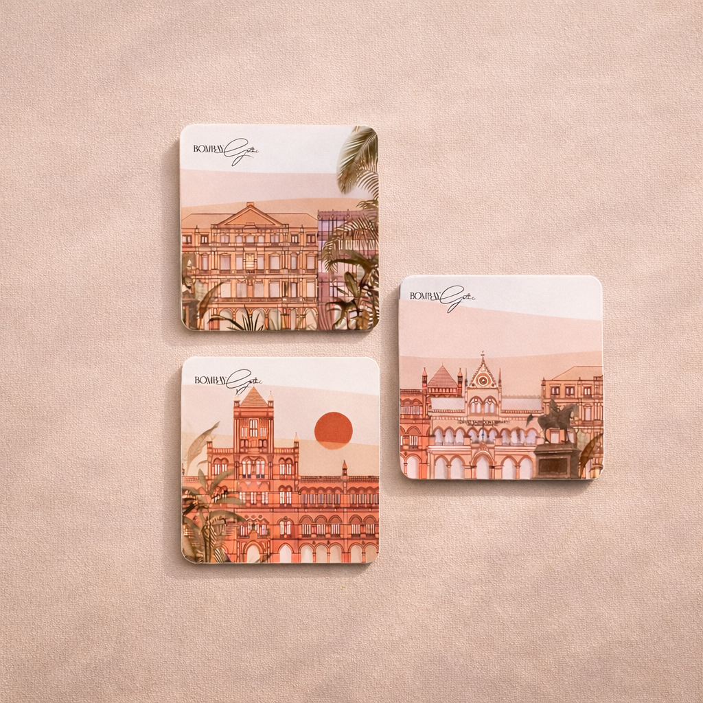 Kala Ghoda Kaleidoscope Coasters (Set of 3)