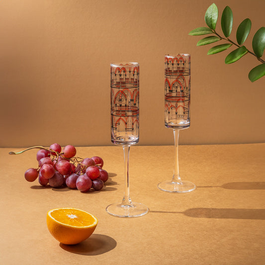 City Sparkling Champagne Glasses (Set of 2)