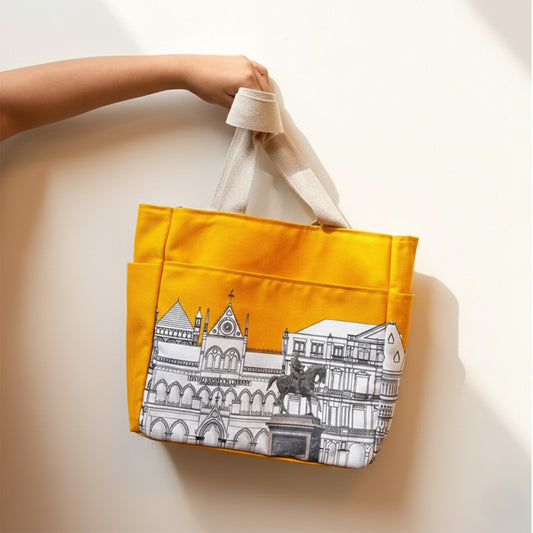 Yellow Storyteller's Tote Bag